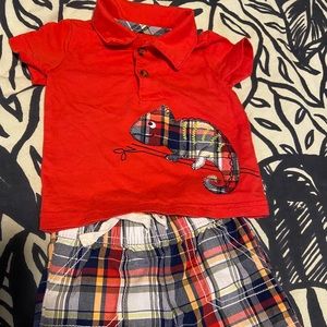 Lizard outfit 3-6 months EUC